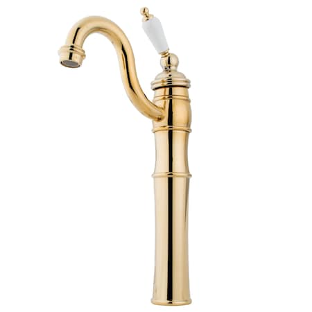 Vessel Sink Faucet, Polished Brass